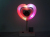 New Moon Peach Heart Led Photo Frame Beauty Lamp