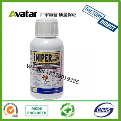 Sniper Agrochemicals Pesticides Broad spectrum insektisida 1000 g l ec,500ec DDVP dichlorvos insecticide sniper 