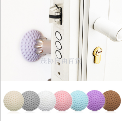 1cm Thick Wall Surface behind the Door Collision Pad Door Handle Silicone Collision Pad Glass Door Rear Anti-Collision Sticker Nordic Simple