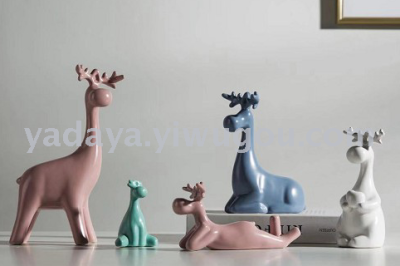 Adayya color ceramic decoration deer