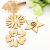 Hot Sale Creative Hollow Small Animal Ornaments White Body DIY Laser Wood Piece Wooden Craftwork Factory Wholesale