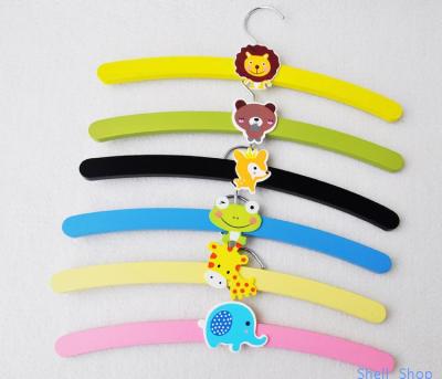 Factory Direct Sales 2013 New Animal Straight Clause Wooden Cartoon Children's Hanger Thick 9mm