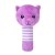Bbsky Infant Educational Plush Toy Striped Animal Handbell BB Call Hand Shake Stick