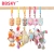 Bbsky Infant Educational Plush Toys Six Animal-Shaped Wind Chimes Lathe Hanging Toys