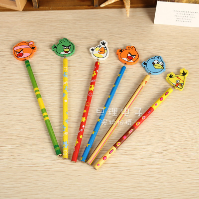 Cartoon Pencil Only for Pupils Creative Stationery Pens for Writing Letters Office Supplies Exam Stationery Customization