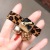 Korea east gate simple Korean version leopard print head rope female web celebrity lovely sen department ins style hair band