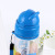 Hot new children's cup dust proof seal creative color graffiti children's cartoon plastic cup straw cup