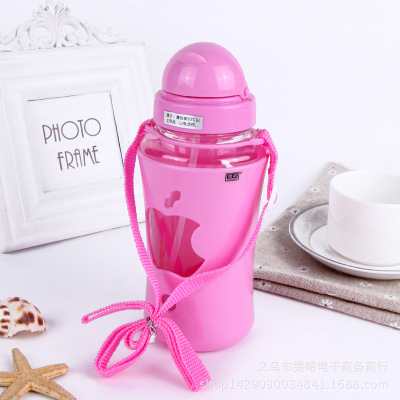 Creative leakage-proof sippy cup with handle double-layer children's kettle baby drinking cup learn to drink cup