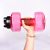 Hot style large capacity water cup large size water bottle plastic sports kettle space cup portable dumbbell fitness handy cup