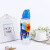 Hot new children's cup dust proof seal creative color graffiti children's cartoon plastic cup straw cup