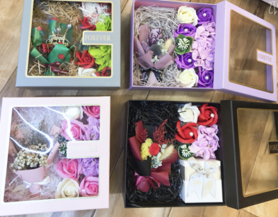 Teacher's Day Gift Creative Gift Soap Flower Gift Box Girlfriends Birthday Gift Artificial Rose Soap Flower for Teachers