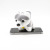 Popular Bell Station Version Husky Plush Key Chain Pendant Long Hair Dog Plush Toy Crane Machines Baby Doll