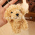 Paula express it in long hair dog plush pendant key chain imitation teddy dog plush doll, 'the car pendant