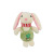 Paula Stuffed Toy Pendant Keychain Crystal Super Soft Long Ear Scarf Rabbit Spot Factory Direct Sales Gift Boutique