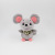 Paula express mouse plush toy pendant key chain stand scarf mouse manufacturers direct gifts