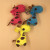 New Giraffe Plush Pendant Deer Keychain Plush Toy Car Wedding Throws Mini Doll Wholesale