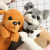 Paula dog pencil case creative children 's plush toys students second-class animal pencil case gift toys yiwu toys