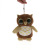 Baola Owl Stuffed Toy Pendant Keychain Prize Claw Doll Bag Ornaments Activity Gifts Yiwu Toys