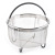 Stainless steel basket silica gel handle portable steamer basket kitchen multifunctional rice cooker steamed rice, steamed bun