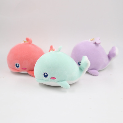 Paula plush pendant key chain Marine whale shell gift manufacturers direct wholesale prices boutique