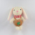 Paula Stuffed Toy Pendant Keychain Crystal Super Soft Long Ear Scarf Rabbit Spot Factory Direct Sales Gift Boutique