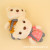 Cartoon Bear with Scarf Plush Key Chain Pendant Scarf Windbreaker Rabbit Plush Toy Handbag Pendant Wedding Gifts
