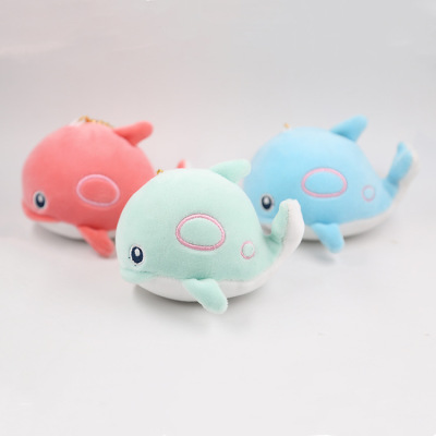 Paula plush pendant key chain Marine dolphin shell gift manufacturers direct wholesale price boutique