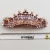 New Popular Rose Gold Full Diamond Hebarrettes Crown Pansy Spring Clip