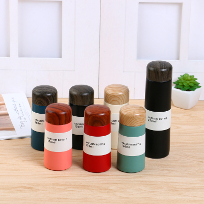 Factory Spot Direct Sale Wood Grain Cup This Design Household Leak-Proof Water Cup Insulation Water Cup Has Various Colors and Styles