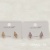 New South Korea douyin simple cool wind superior zircon refined earrings female niche silver needle earrings female