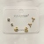 S925 silver needle six one-card small whale earring copper plated gold set 4A zircon individual simple earring female