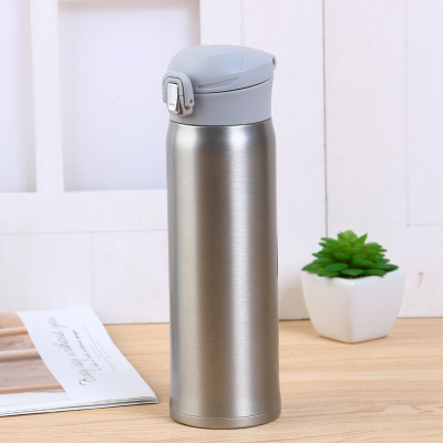 Double stainless steel thermos GMBH cup bounce cup in primary school water cup color specifications design variety of manufacturers direct