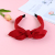 Pure Color Fresh Fashion European and American Style Pattern Decorative Hair Accessories Headband Wide Brim Sweet Fabric Knotted Hair Fixer Headband