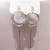 The new S925 sterling silver pin tassel earrings are copper plated and set with 4A zircon
