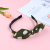 Sweet and Simple Super Fairy Headband All-Match Internet Influencer Hairpin Two-Color Dot Pattern Mori Women's Face Wash Narrow Edge Headband