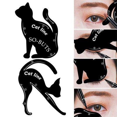 Cat line eyeliner accessory Cat line eyeliner model card