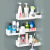 Creative rotating shelving toilet box multi-angle non-perforation installation shelving shelving