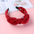 Polka Dot Pattern Decoration Cute Sweet Headwear Headband Simple All-Match Bow Middle Knot Headband Hair Accessories