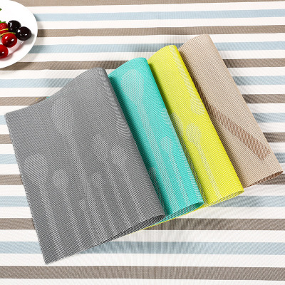 Western European - style PVC food mat hot insulation mat non - slip table mat waterproof bowl pad pad table cloth home