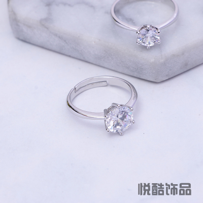 European and American microzircon romantic lovers hand ornaments sell like hot cakes how crystal zircon ring fashion ring