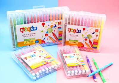 Factory direct sale jl703-12 color 18 color 36 color excellent soft tip washable watercolor pen children's drawing pen