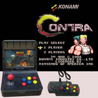 Handheld Mini Arcade Game for two can be connected to the TV parent-child game Joystick 3000 in 1