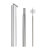 304 stainless steel telescopic straw cross - border creative color stainless steel folding straw telescopic straw aluminum box set