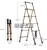 Ladder household handrail telescopic lift folding miter Ladder indoor multifunctional thickened aluminum can walk the stairs