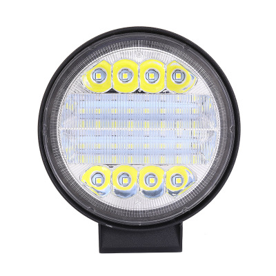 Factory Direct Sales 72W Thin Shell with Aperture Engineering Vehicle Work Light High Transmittance Lampshade Round Led High Beam Spotlight