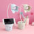 Eye Protection Desk Rechargeable Table Lamp Student Dormitory Nordic Bedroom Led Bedside Lamp Flower Pot Small Night Lamp