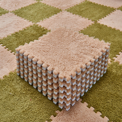 Patchwork Carpet Bedroom Full Square Puzzle Floor Mat Suede Eva Environmental Protection Foam Mat Flannel Floor Mat
