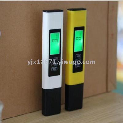 Intelligent backlit electrical conductivity TDS tester household water test pen