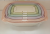 Macaron-colored crisper PP plastic 345 pieces set square rectangular circle with air holes