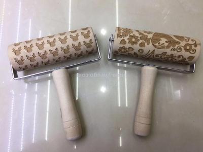 Rolling Pin Printed Village Noodle Stick